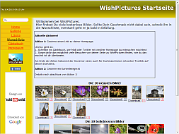 Screenshot von WishPictures